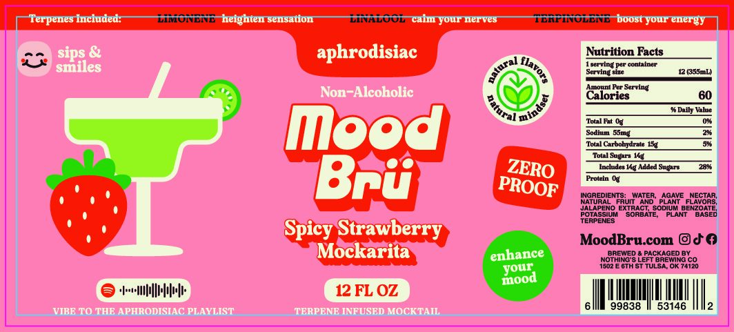 Mood Bru Spicy Strawberry Mockarita