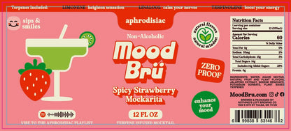 Mood Bru Spicy Strawberry Mockarita