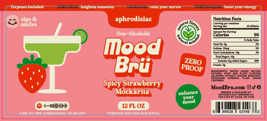Mood Bru Spicy Strawberry Mockarita